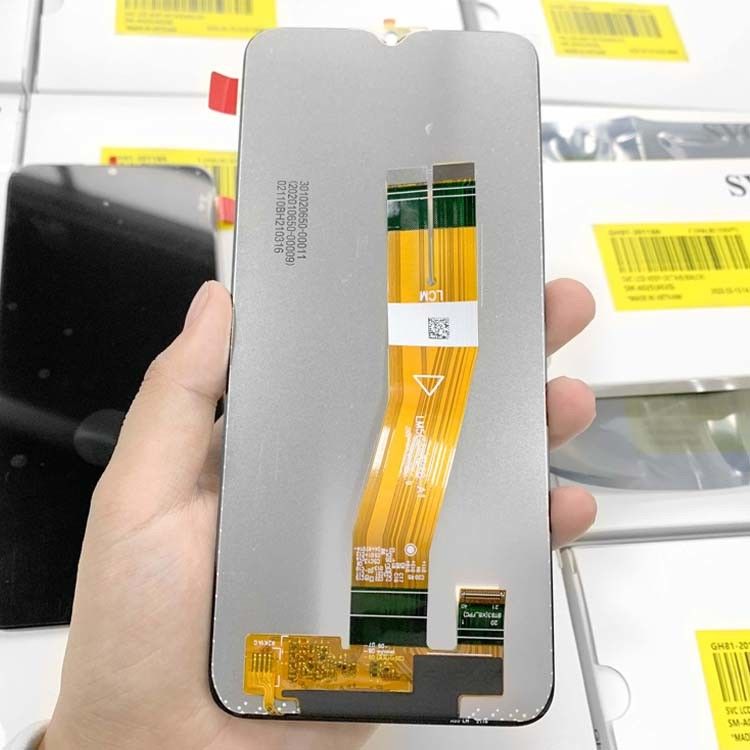 ขายปลีกจอ LCD คุณภาพสูง สําหรับ  A02S แพ็คบริการใหม่เดิม 100% จอจอ LCDS  A025