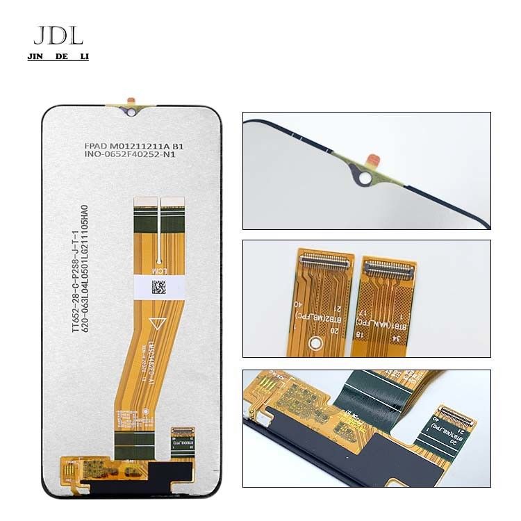 100% หน้าจอ LCD มือถือเดิม สําหรับ  A03S Service Pack LCDS  A037 คุณภาพสูง โทรศัพท์จอ Pantalla