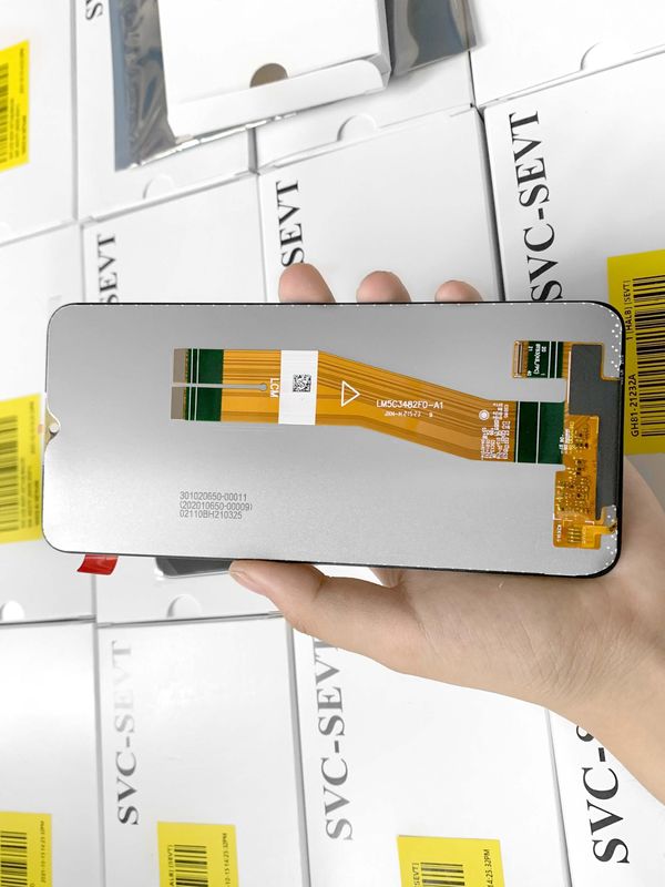 100% หน้าจอ LCD มือถือเดิม สําหรับ  A03S Service Pack LCDS  A037 คุณภาพสูง โทรศัพท์จอ Pantalla