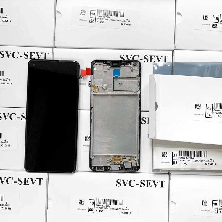 A21S LCD lcd With Frame สําหรับ  A21S แผ่นจอจอจอจอจอจอจอจอจอจอ