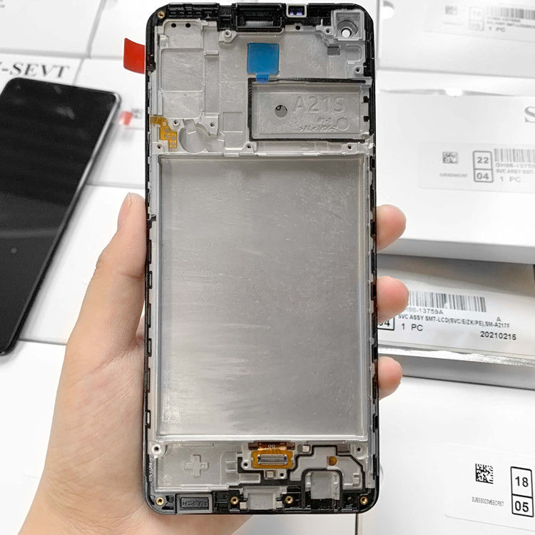 A21S LCD lcd With Frame สําหรับ  A21S แผ่นจอจอจอจอจอจอจอจอจอจอ