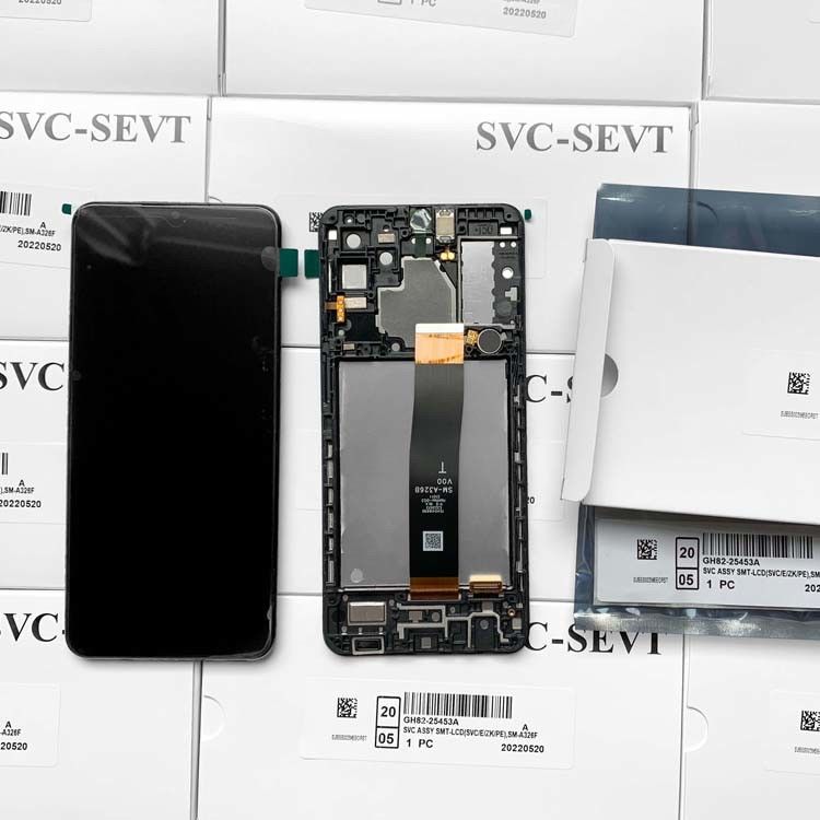 A326B จอ LCD + กรอบ สําหรับ  A32 5G แผ่นบริการเดิม LCDS  A326B โทรศัพท์มือถือจอสัมผัส Pantalla