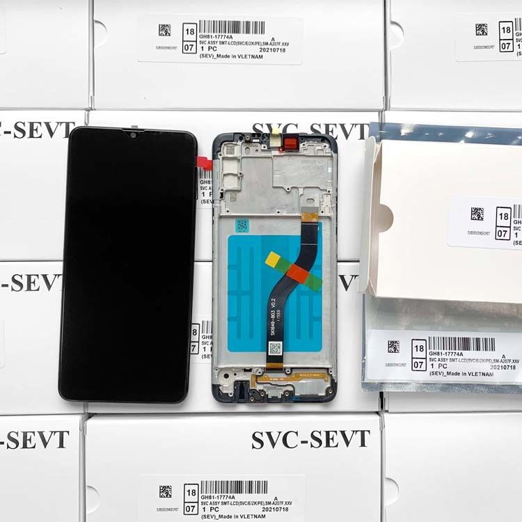 A20S LCD lcd + Frame สําหรับ  A20S Original Service Pack LCDS Display  A207 โทรศัพท์มือถือจอ
