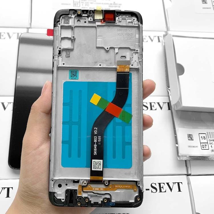 A20S LCD lcd + Frame สําหรับ  A20S Original Service Pack LCDS Display  A207 โทรศัพท์มือถือจอ