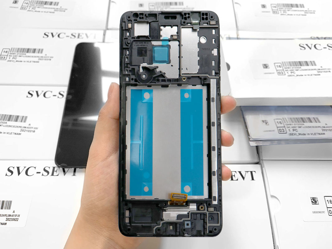 A013 LCD Display With Frame For  A013 Original Service Pack LCDS  A01 โทรศัพท์มือถือคอร์จ์จอ