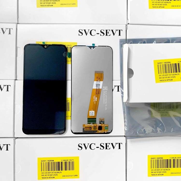 A01 LCD lcd สําหรับ  A01 Wholesale จอจอโทรศัพท์มือถือเดิม Pantalla  A105 Service Pack LCDS Touch