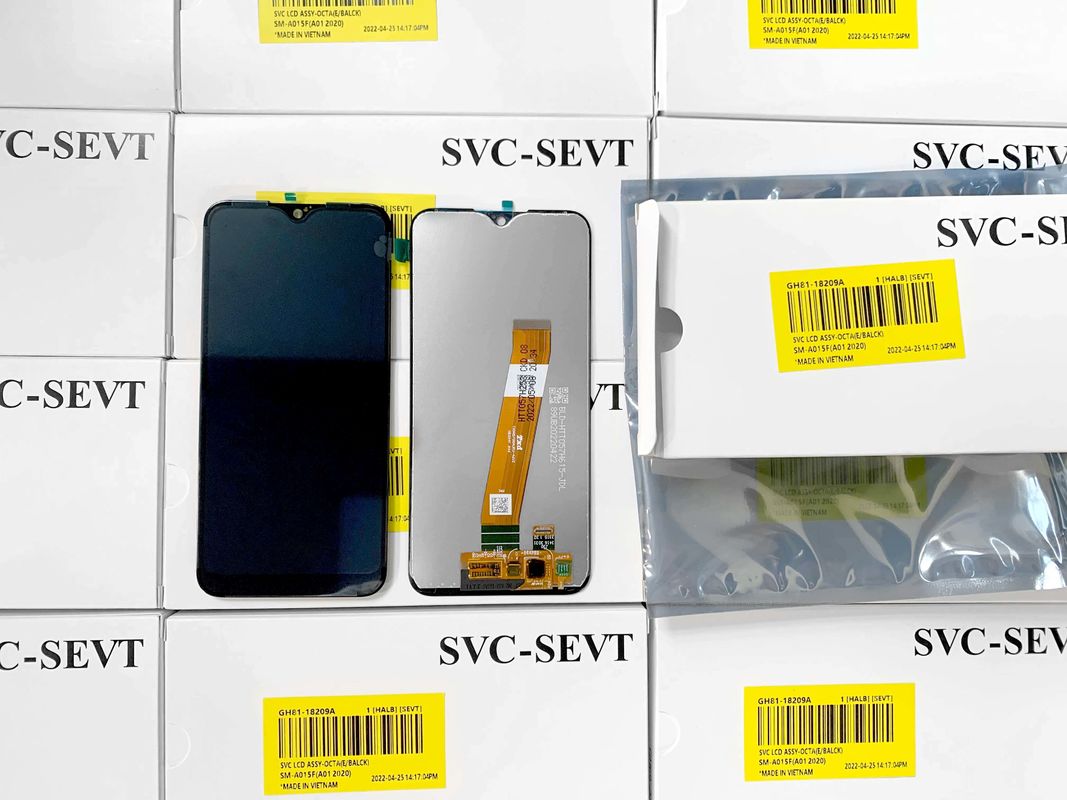 A01 LCD lcd สําหรับ  A01 Wholesale จอจอโทรศัพท์มือถือเดิม Pantalla  A105 Service Pack LCDS Touch