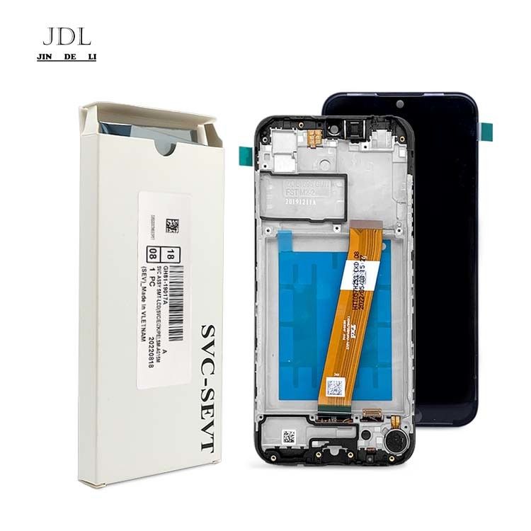 A01 LCD Screen Display lcd With Frame For  A01 Wholesale Service Pack LCDS  A105 โทรศัพท์เดิม แพนทัลล่า