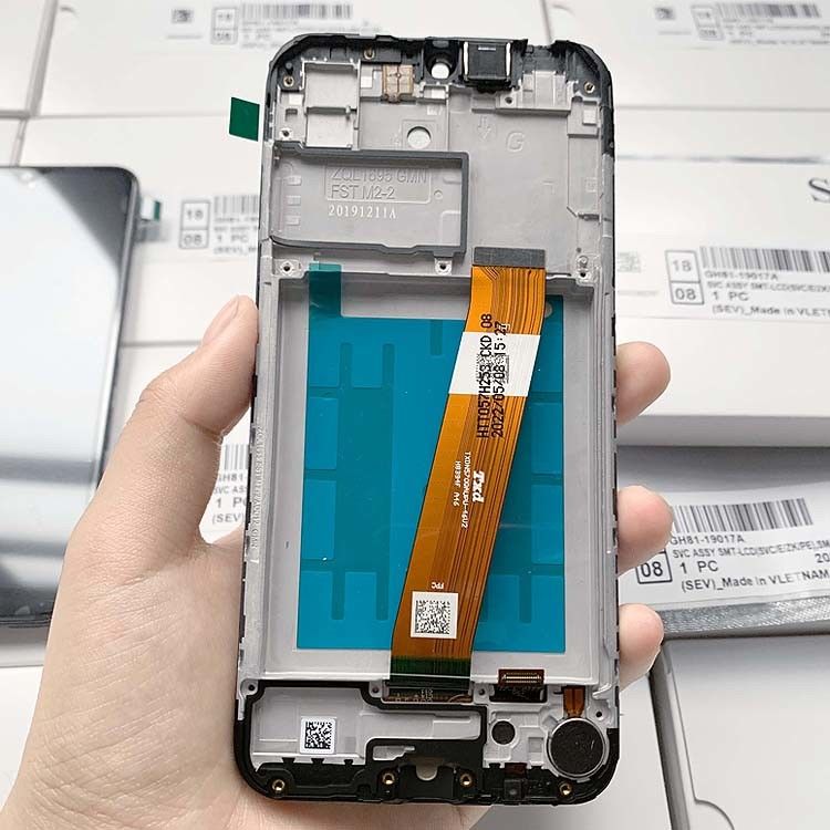 A01 LCD Screen Display lcd With Frame For  A01 Wholesale Service Pack LCDS  A105 โทรศัพท์เดิม แพนทัลล่า