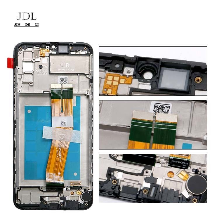 ขายปลีก A02S LCD lcd With Frame สําหรับ  A02S โรงงานจอสัมผัส  A025 Service Pack LCDS กางเกง