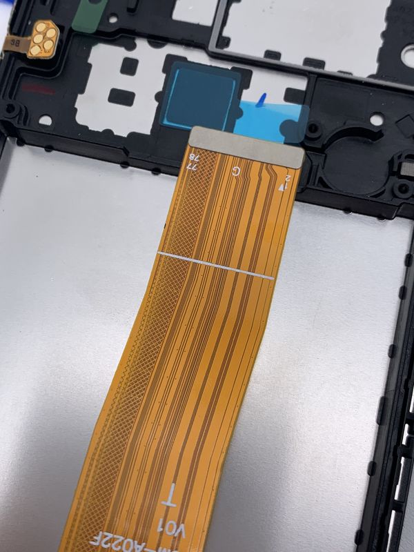 A02 LCD Display With Frame For  A022 เครื่องดิจิทไซส์จอสัมผัสเดิม Pantalla  A02 แซร์วิสแพ็ค LCDS