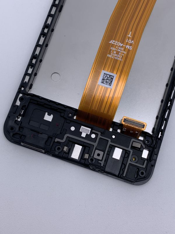 A02 LCD Display With Frame For  A022 เครื่องดิจิทไซส์จอสัมผัสเดิม Pantalla  A02 แซร์วิสแพ็ค LCDS
