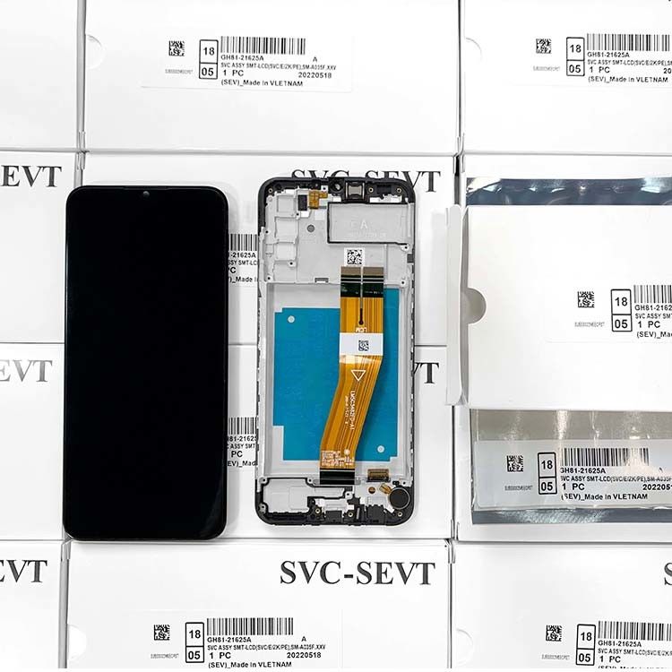 A03 LCD lcd With Frame For  a03 ขายปลีกจอโทรศัพท์มือถือ A035 แพ็คบริการเดิม LCDS Display Pantalla