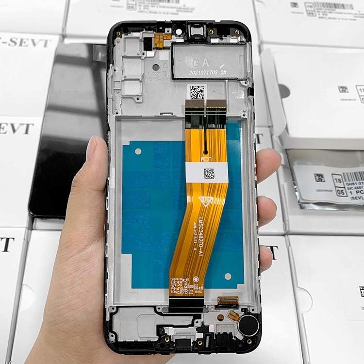 A03 LCD lcd With Frame For  a03 ขายปลีกจอโทรศัพท์มือถือ A035 แพ็คบริการเดิม LCDS Display Pantalla