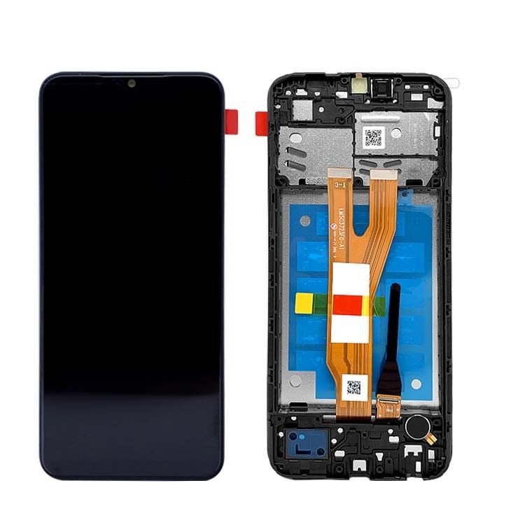 A03 Core LCD Screen Display With Frame สําหรับ  a03 core แผ่นบริการเดิม LCDS  A032 มือถือ Pantalla