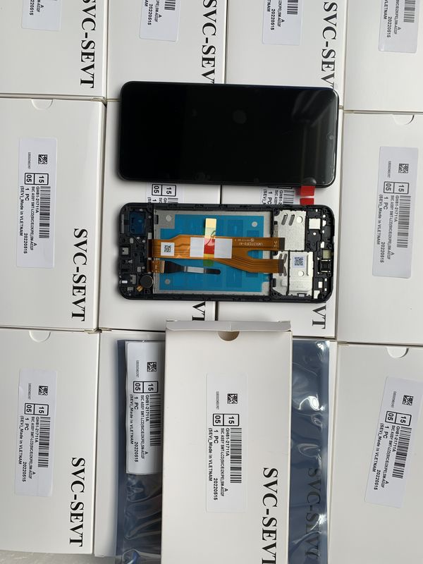 A03 Core LCD Screen Display With Frame สําหรับ  a03 core แผ่นบริการเดิม LCDS  A032 มือถือ Pantalla
