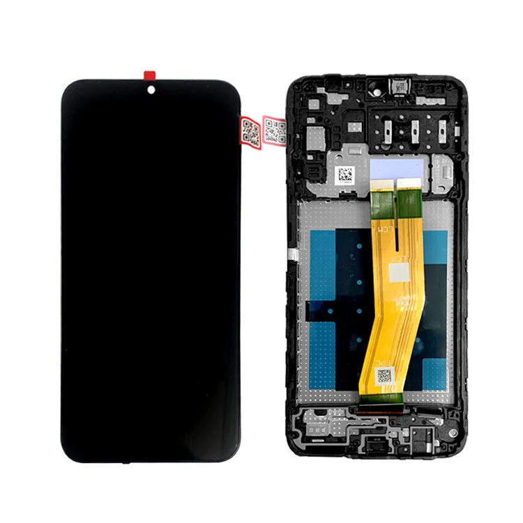 A14 4G LCD With Frame สําหรับ  A145P มือถือ โทรศัพท์มือถือ ทัช Pantalla  A145R Service Pack จอจอ LCDS