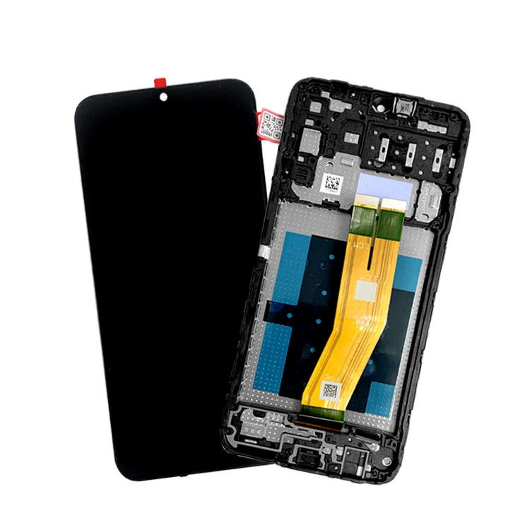 A14 4G LCD With Frame สําหรับ  A145P มือถือ โทรศัพท์มือถือ ทัช Pantalla  A145R Service Pack จอจอ LCDS