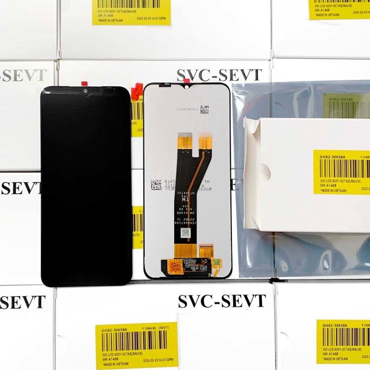ขายปลีก A14 5G LCD LCD สําหรับ  A14 โทรศัพท์เดิม จอสัมผัส Pantalla  A146P Service Pack LCDS