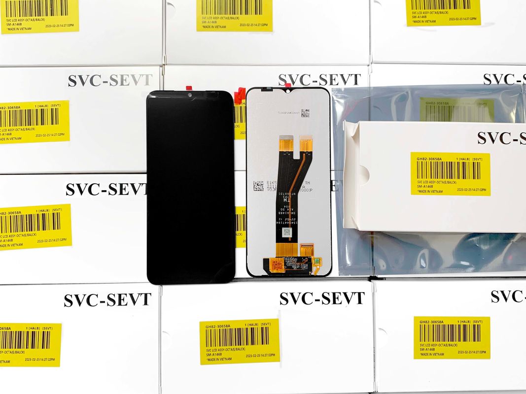 ขายปลีก A14 5G LCD LCD สําหรับ  A14 โทรศัพท์เดิม จอสัมผัส Pantalla  A146P Service Pack LCDS