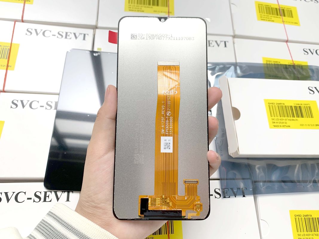 สีดํา A12 แผ่นจอ LCD แทนสําหรับจอเคลื่อนไหว ส่งโดย EMS FEDEX UPS DHL TNT