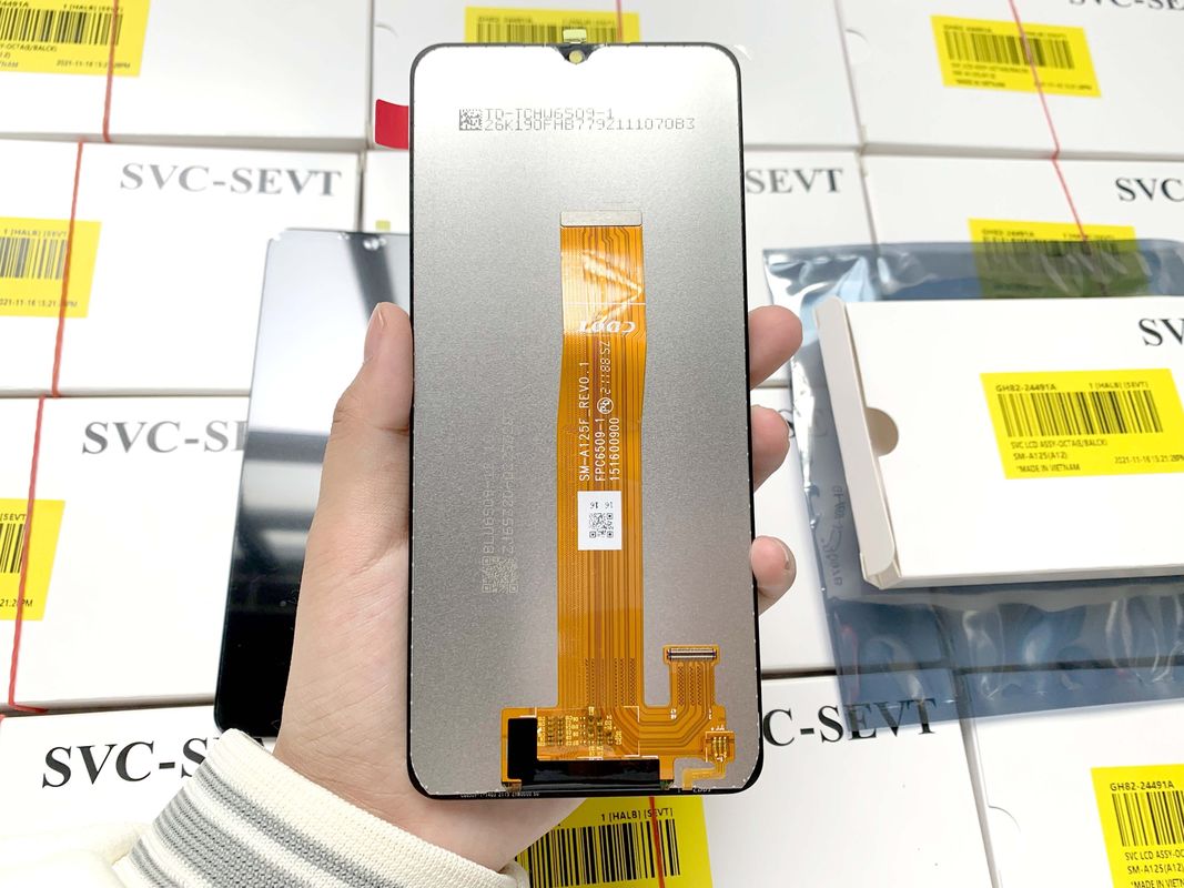 สีดํา A12 แผ่นจอ LCD แทนสําหรับจอเคลื่อนไหว ส่งโดย EMS FEDEX UPS DHL TNT