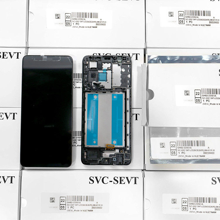 บริการคุณภาพสูง 100% ของแท้ สีดํา A12 ซัมซุง LCD ของแท้สําหรับจอ Superior