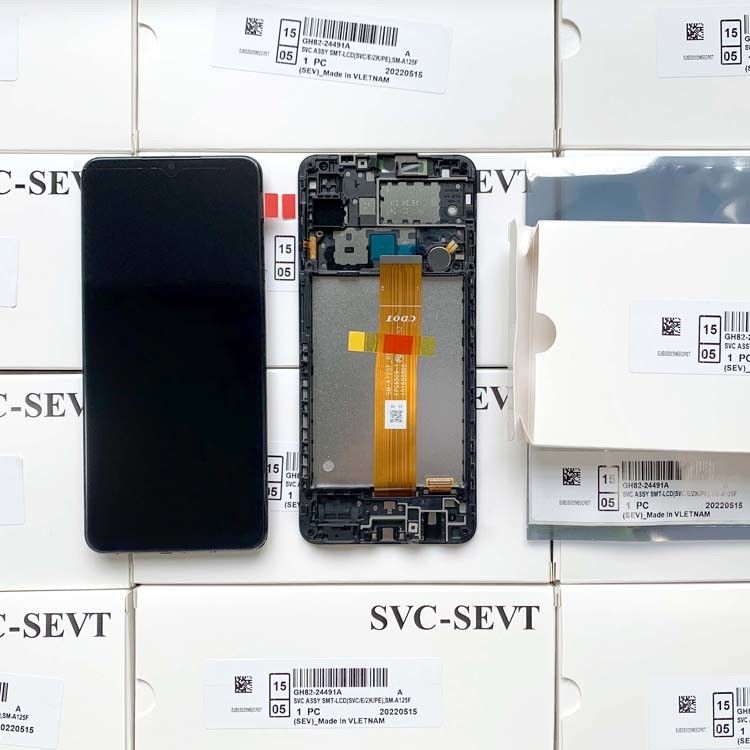 A12/A125 แพ็คเซอร์วิสเดิม LCD ไม่มีกรอบ สําหรับ   a04e LCD display โรงงานขายตรง