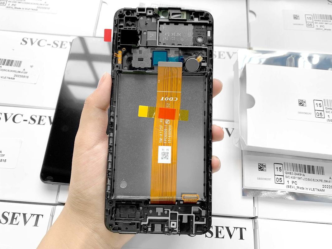 A12/A125 แพ็คเซอร์วิสเดิม LCD ไม่มีกรอบ สําหรับ   a04e LCD display โรงงานขายตรง