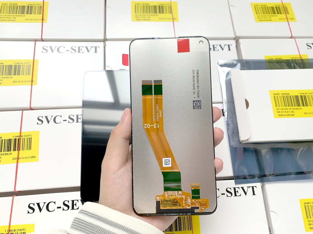 ตัวจริง 100% A11 / A115 โทรศัพท์มือถือจอ LCD สําหรับ Samusung display service pack