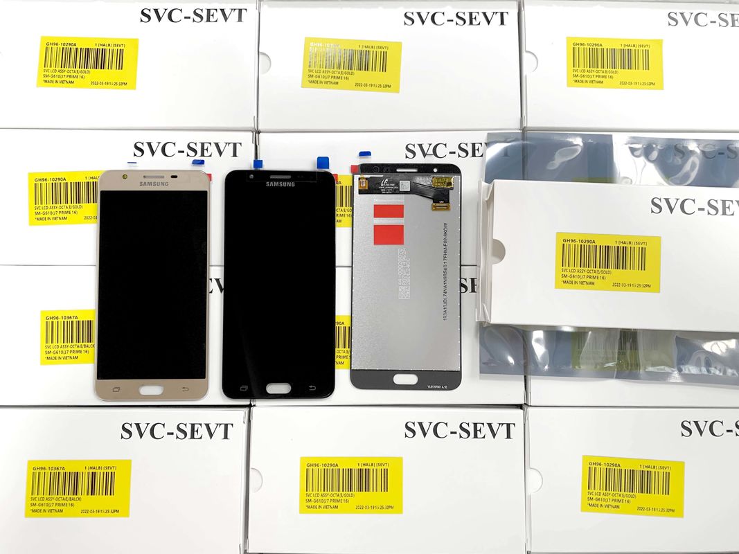 J7 Prime LCD Display เทคโนโลยี TFT LCD การพิมพ์โลโก้ที่กําหนดเอง