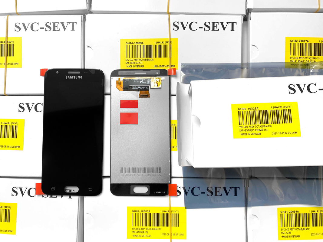 J5 Prime Lcd Display Lcd ไม่มีกรอบ โลโก้ที่กําหนดเอง พิมพ์บรรจุบริการ ประเภทจอ  SCREEN LCD