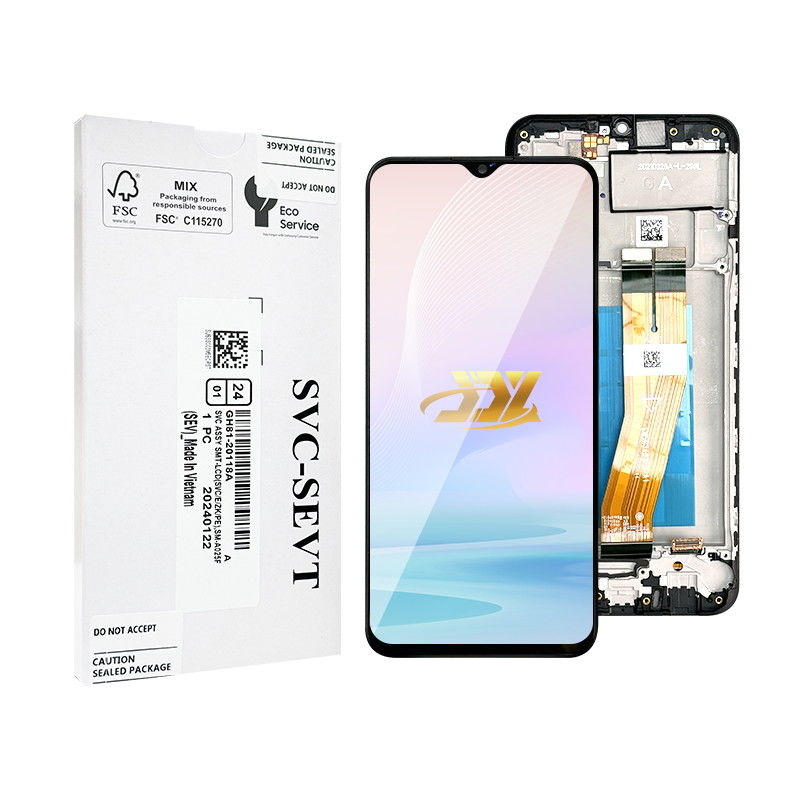 100% ทดสอบ QC A02S LCD แลกเปลี่ยน Anti Static Bag Pack จอจอจอจอจอจอจอ
