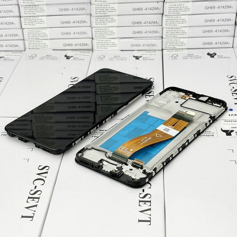 100% ทดสอบ QC A02S LCD แลกเปลี่ยน Anti Static Bag Pack จอจอจอจอจอจอจอ