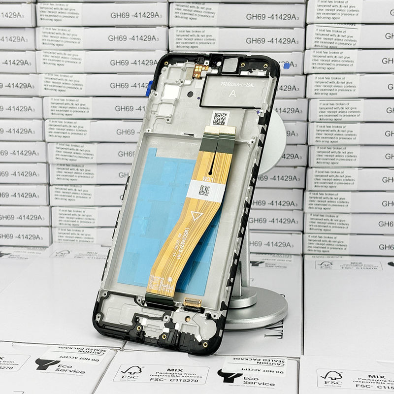 100% ทดสอบ QC A02S LCD แลกเปลี่ยน Anti Static Bag Pack จอจอจอจอจอจอจอ