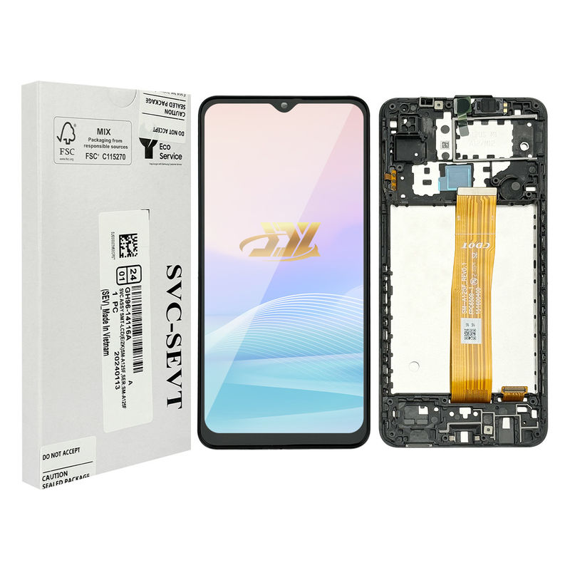 A125 แอลซีดีเดิม Panatlla With Frame For  a125 Service Pack LCDS Screen  A125 โทรศัพท์มือถือ จอสัมผัส