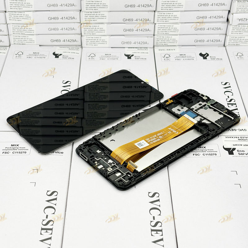 A125 แอลซีดีเดิม Panatlla With Frame For  a125 Service Pack LCDS Screen  A125 โทรศัพท์มือถือ จอสัมผัส