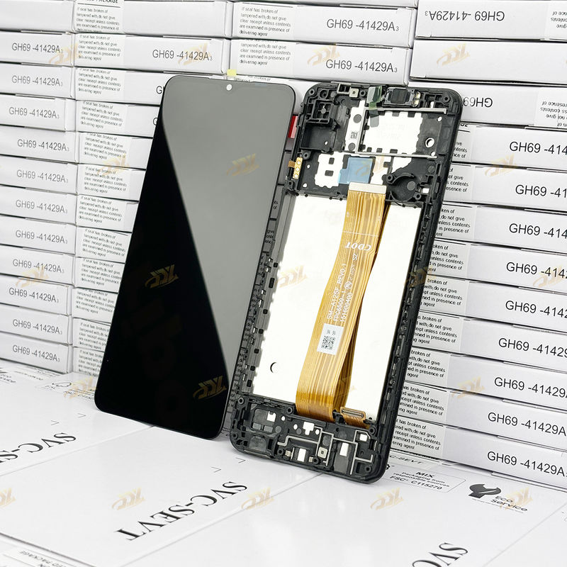 A125 แอลซีดีเดิม Panatlla With Frame For  a125 Service Pack LCDS Screen  A125 โทรศัพท์มือถือ จอสัมผัส